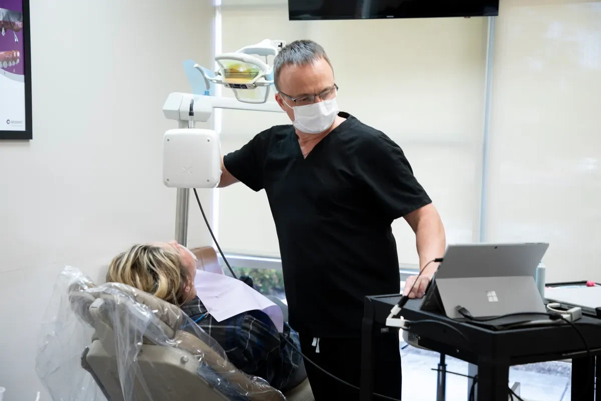 Digital implant planning and bone assessment at Fusion Dental Implants clinic